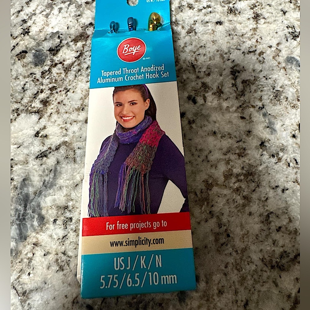 Boye Aluminum Crochet Hook Set of 3